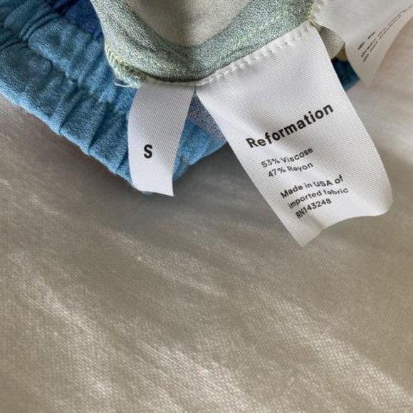 Reformaton Ascher Striped Cropped Pants - Picture 7 of 7